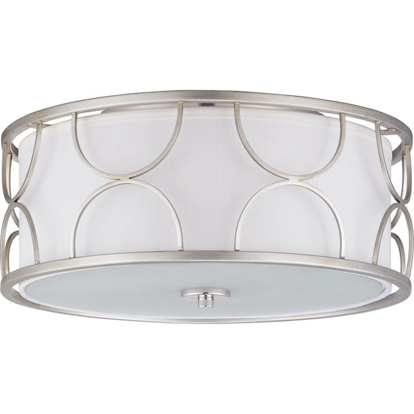 Progress Lighting Landree Collection 16" Three-light Flush Mount P350132-134 - main